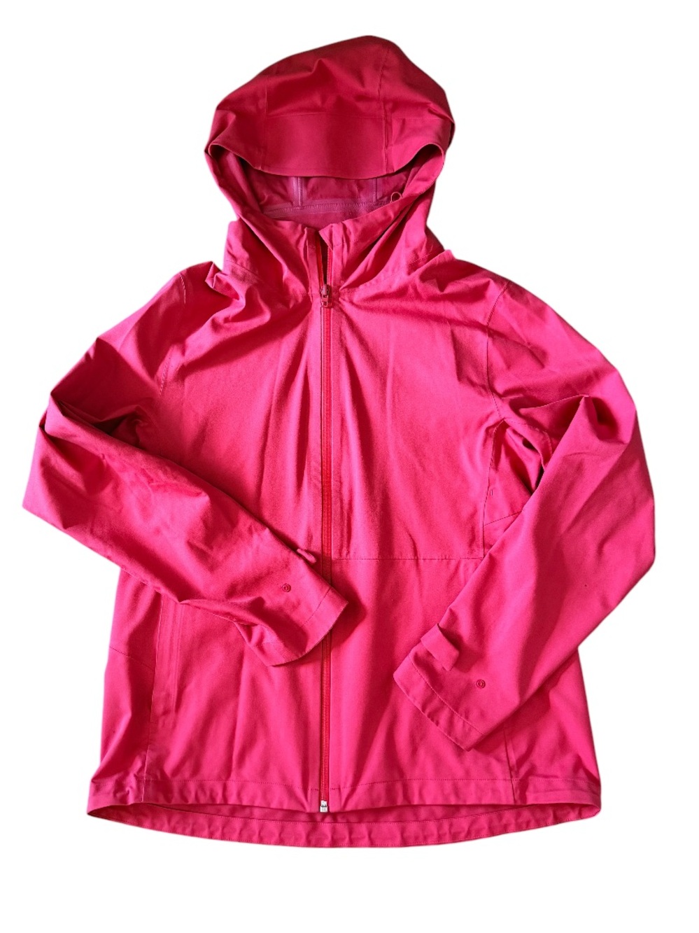 Uniqlo Women's Hooded Lightweight Raincoat in Red